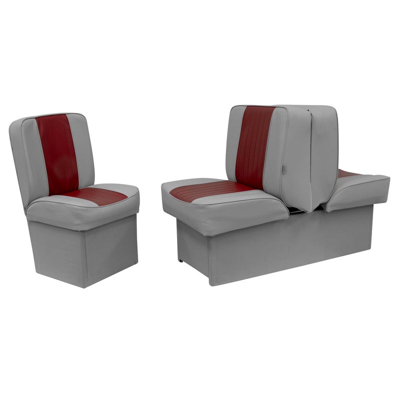 Wise 8WD1414P-661 Deluxe Universal Jump Seat (Grey/Red) - Image 3